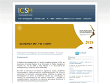 Tablet Screenshot of icsh.co