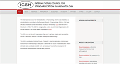 Desktop Screenshot of icsh.org