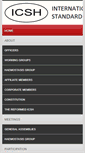 Mobile Screenshot of icsh.org