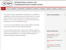 Tablet Screenshot of icsh.org